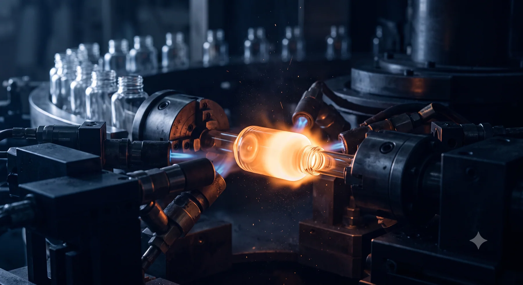 Glass forming on a KAISHA Pharma manufacturing line