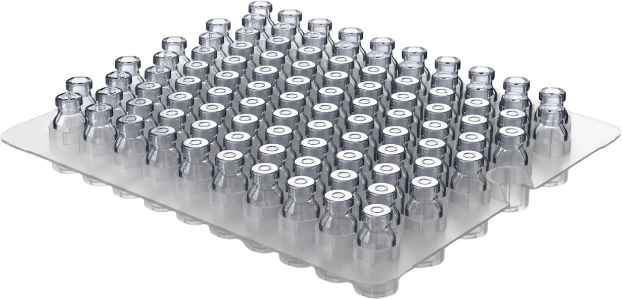 KAISHA Pharma 1.5 mL sterile glass cartridges in a ready-to-use nest